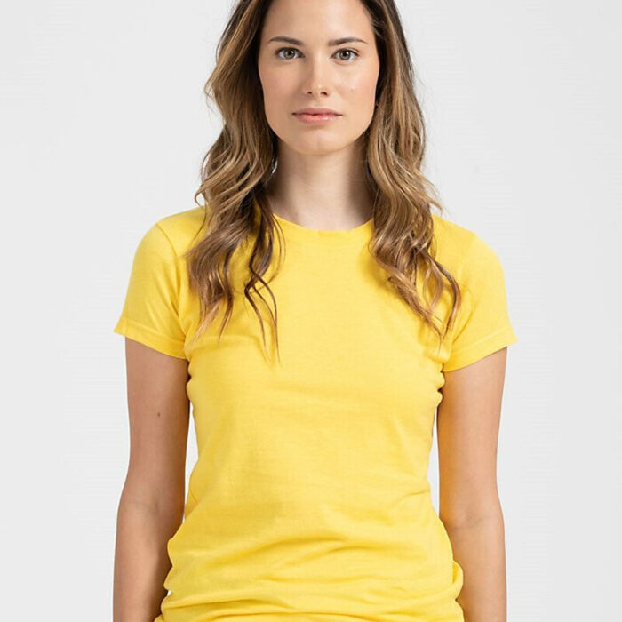 Women's Fine Jersey Slim Fit T-Shirt Thumbnail
