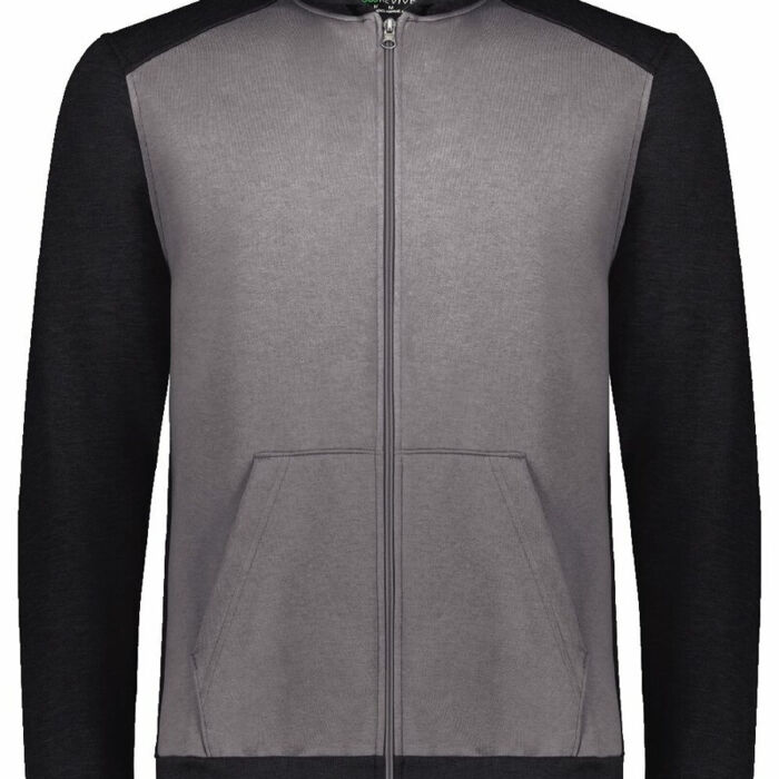 Youth Eco Revive™ Three-Season Triblend Fleece Full-Zip Hooded Sweatshirt Thumbnail