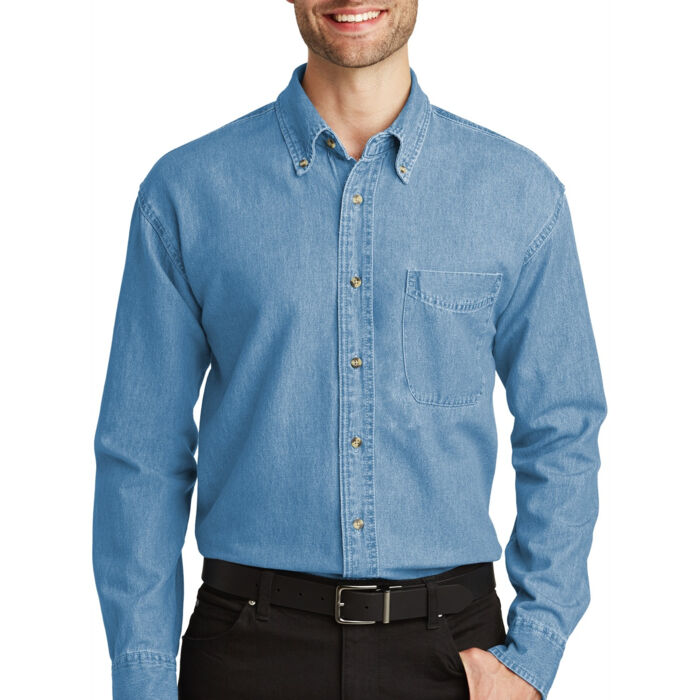 Long Sleeve Denim Shirt Thumbnail