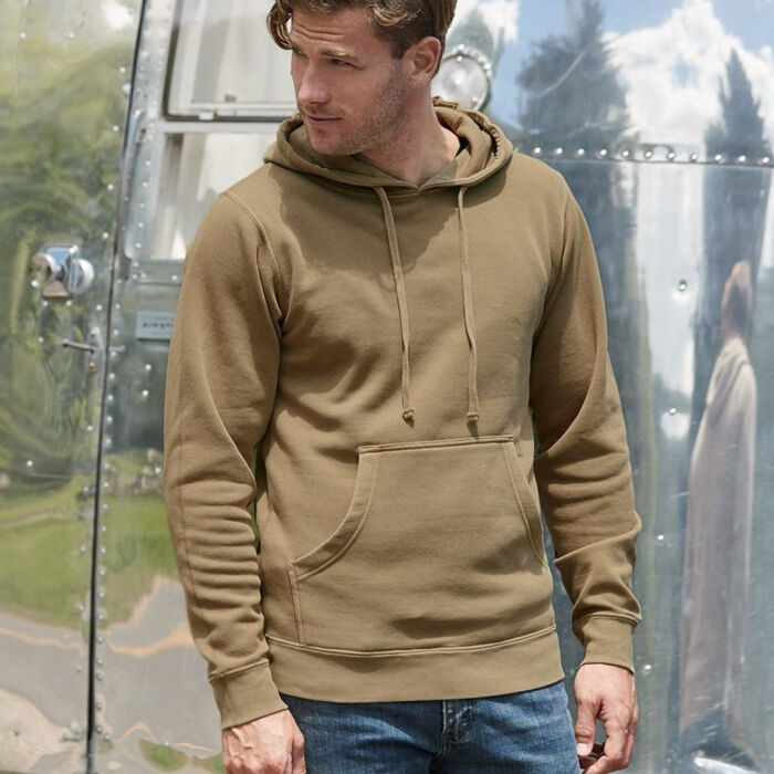 Unisex Midweight Pigment-Dyed Hooded Sweatshirt Thumbnail