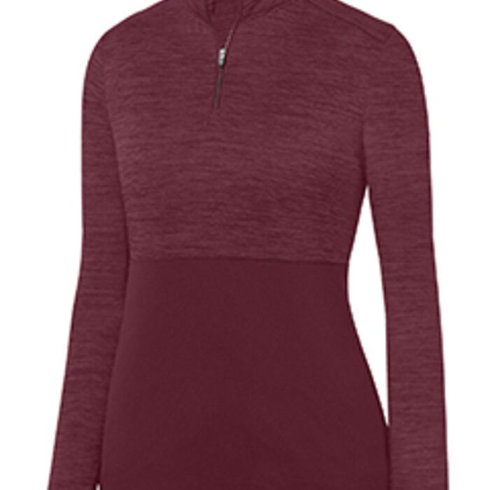 Ladies' Shadow Tonal Heather Quarter-Zip Pullover Thumbnail