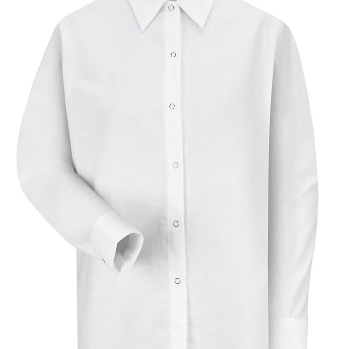 Women's Long Sleeve Specialized Pocketless Poplin Work Shirt Thumbnail