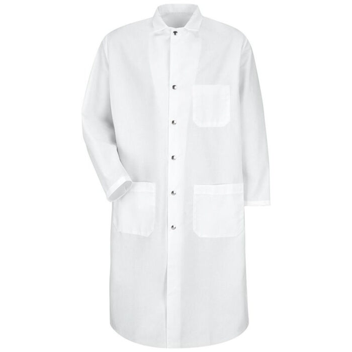 Men's Snap-Front Spun Polyester Butcher Coat Thumbnail