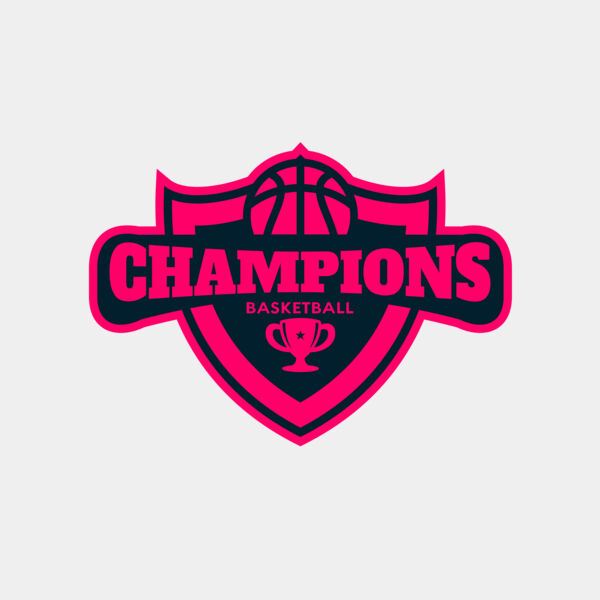 Champions Basketball League logo template Thumbnail