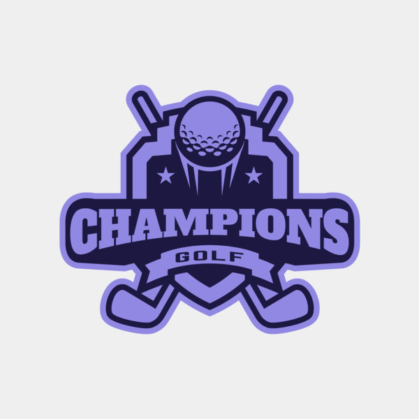 Champions Golf logo template Thumbnail